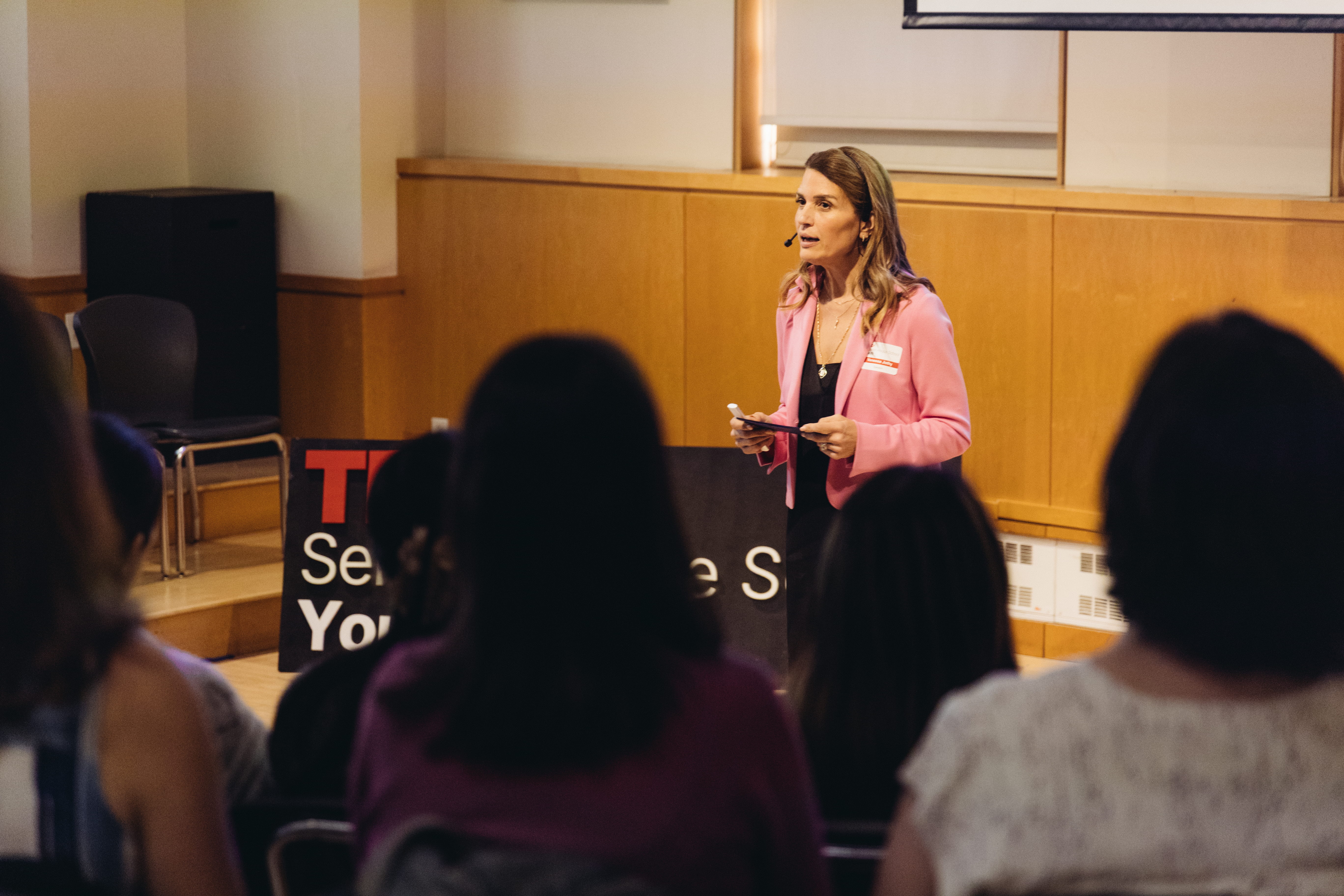 Speaker presenting